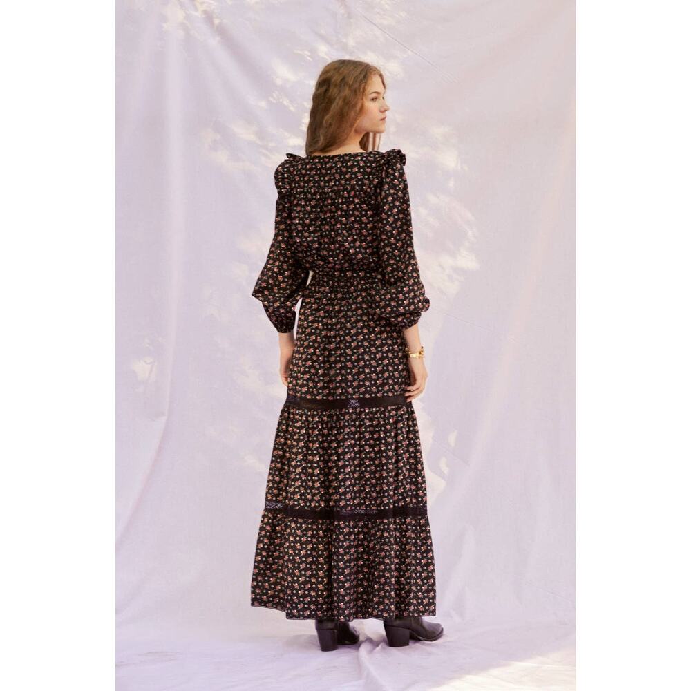 Sonmer Wendy Dress in Black Floral - Picture 5 of 6